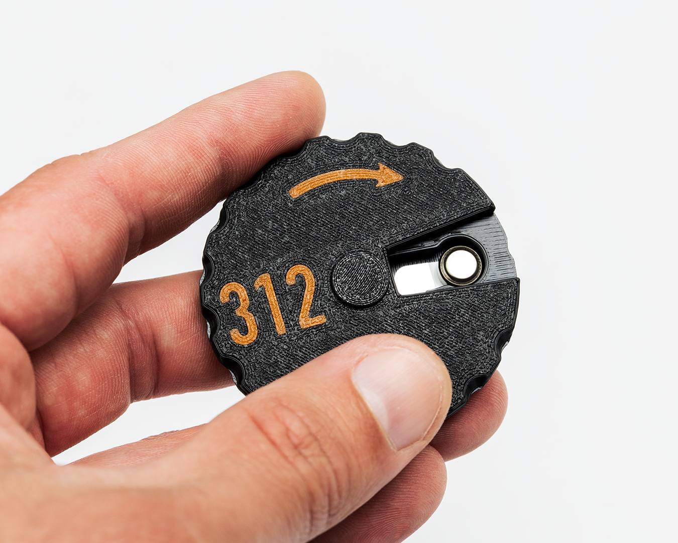 Magnetic Hearing Aid Battery Caddy –Size 312 - Bulk Packs (10 or 25 Units) with Optional Custom Logo