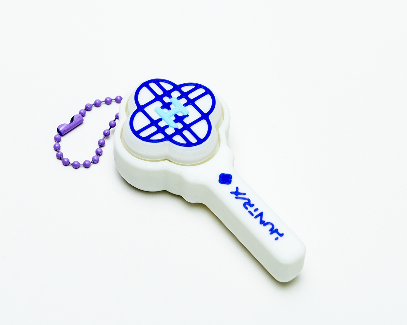 K-Pop Demon Hunters Light Stick Inspired Fidget Clickers Keychain (Huntr/X & Saja Boys Concert Light Stick Design) | MX Switch Fidget Toy