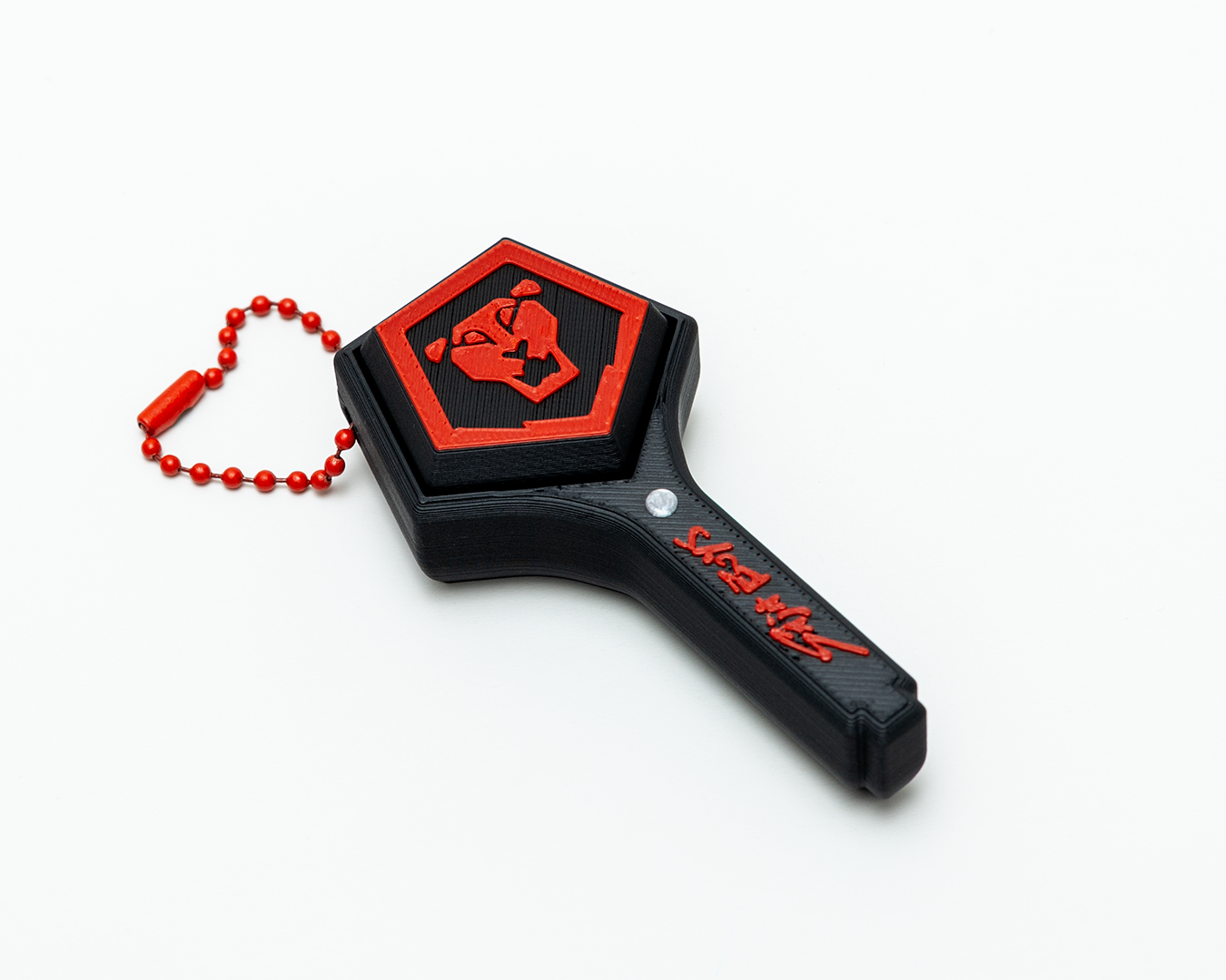 K-Pop Demon Hunters Light Stick Inspired Fidget Clickers Keychain (Huntr/X & Saja Boys Concert Light Stick Design) | MX Switch Fidget Toy